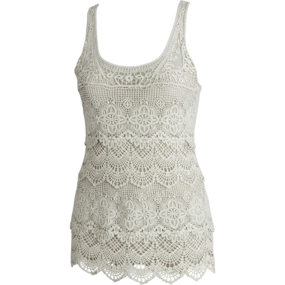 Rush Sorority Coquette Romantic Feminine Crochet Fairy Cottage Tiered Boho